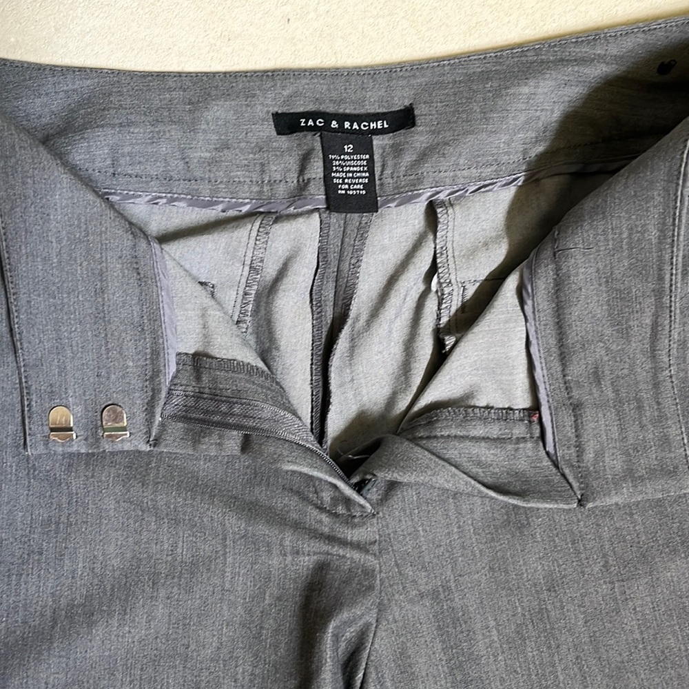 Zac & Rachel gray dress pants size 12
